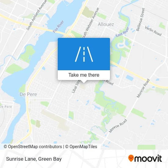 Sunrise Lane map