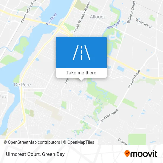Ulmcrest Court map