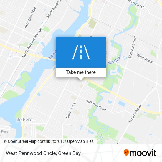 Mapa de West Pennwood Circle