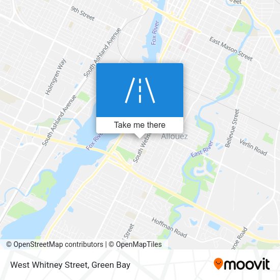 West Whitney Street map