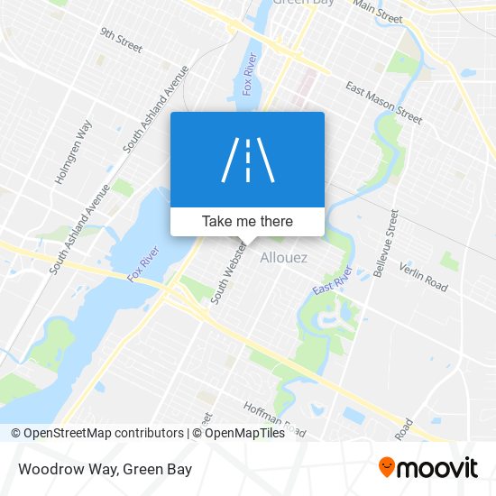 Woodrow Way map