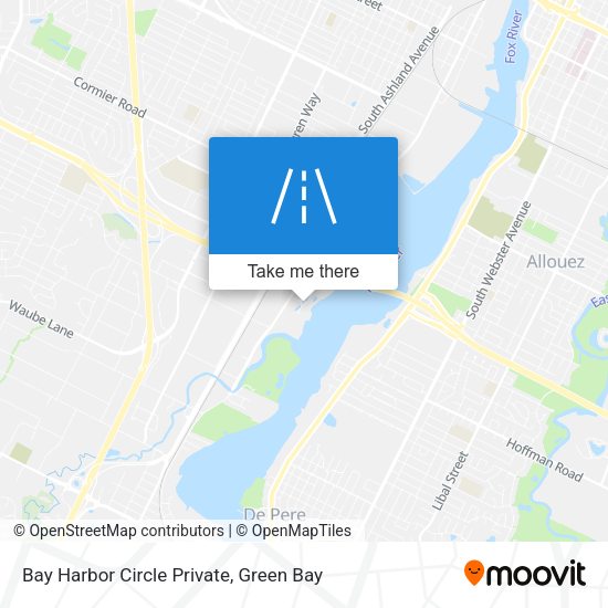 Mapa de Bay Harbor Circle Private