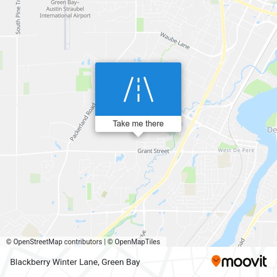 Blackberry Winter Lane map
