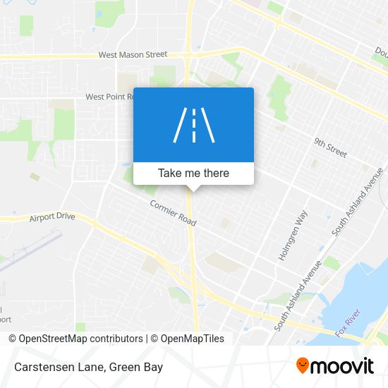 Mapa de Carstensen Lane