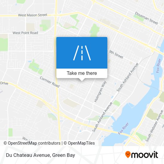 Du Chateau Avenue map