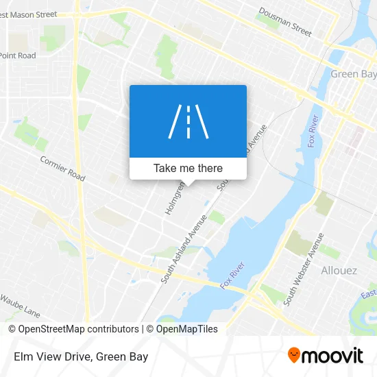 Elm View Drive map
