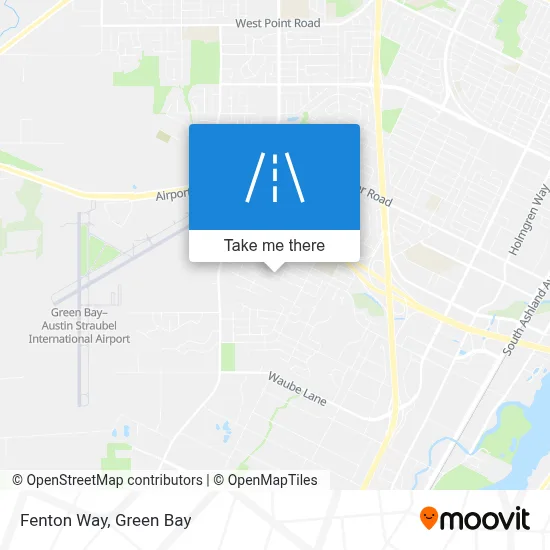 Fenton Way map