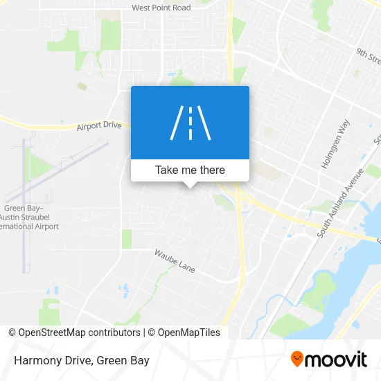 Harmony Drive map