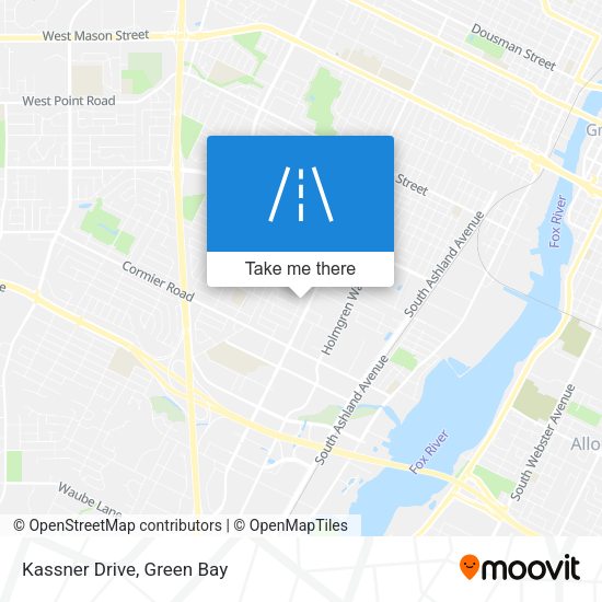 Mapa de Kassner Drive