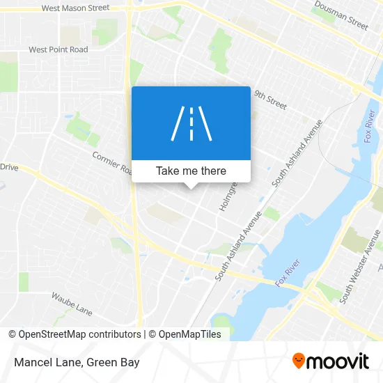 Mancel Lane map