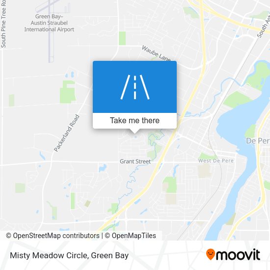 Misty Meadow Circle map