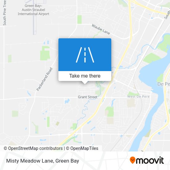 Misty Meadow Lane map