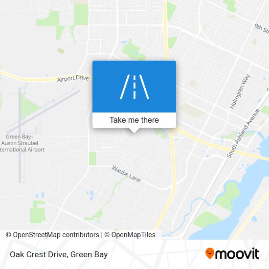 Mapa de Oak Crest Drive