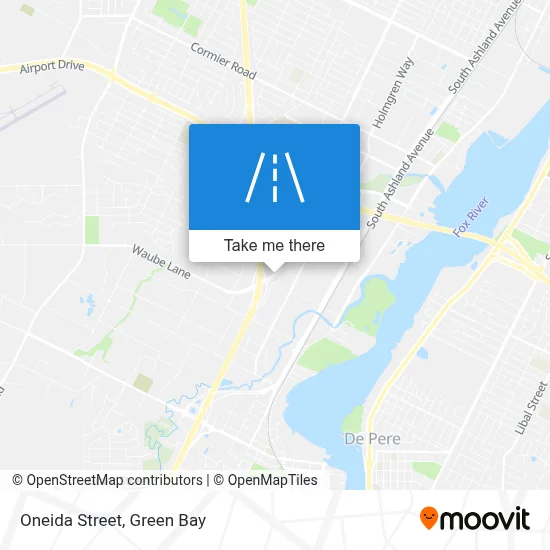 Oneida Street map