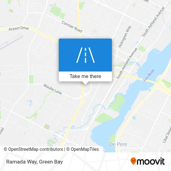 Ramada Way map