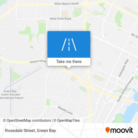 Mapa de Rosedale Street