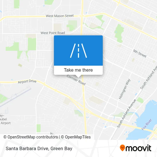 Santa Barbara Drive map