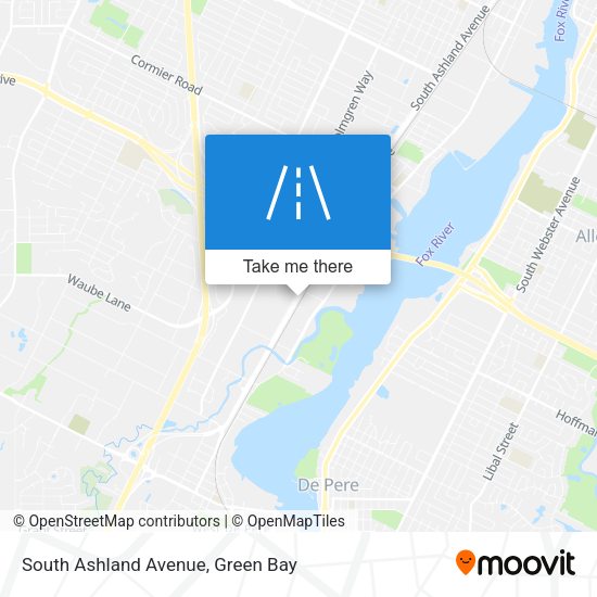 South Ashland Avenue map