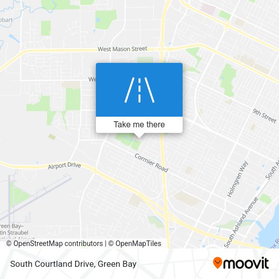 Mapa de South Courtland Drive
