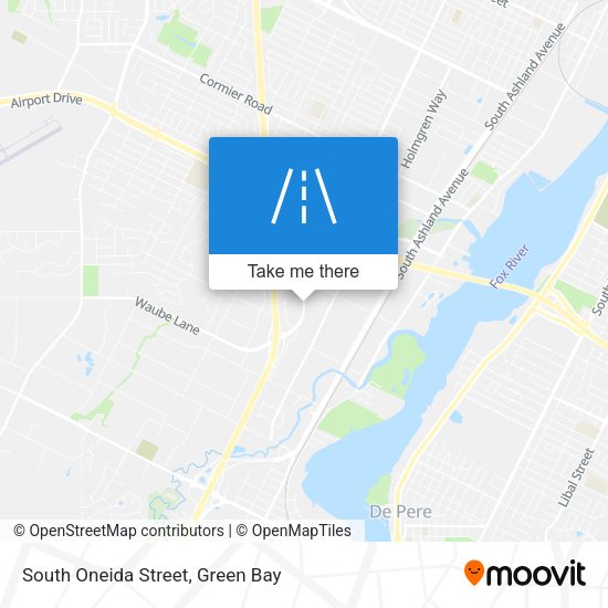 South Oneida Street map