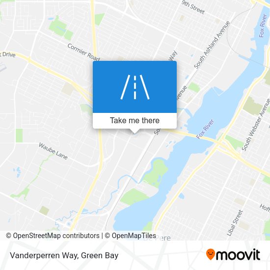 Mapa de Vanderperren Way