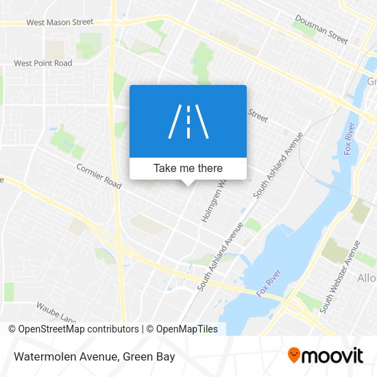 Watermolen Avenue map