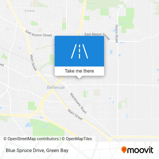 Mapa de Blue Spruce Drive