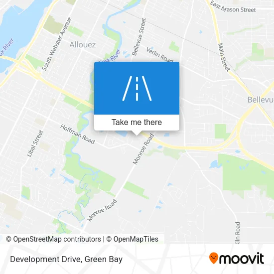Development Drive map