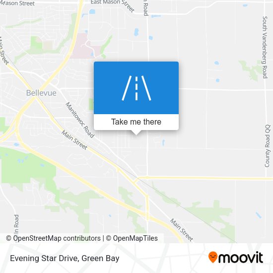 Evening Star Drive map