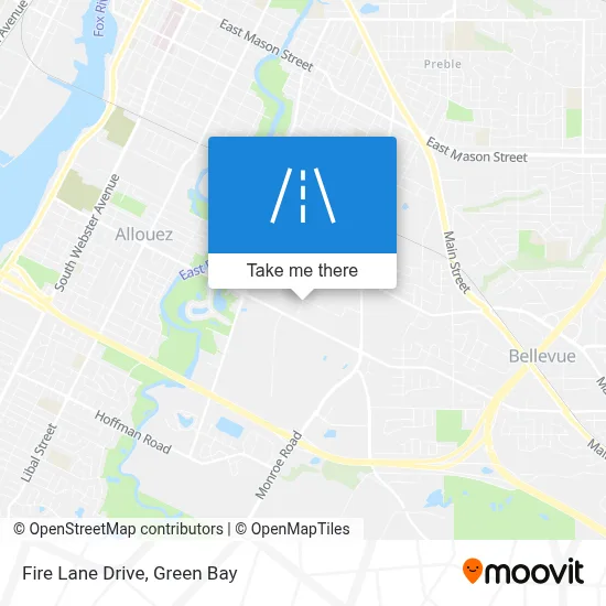 Fire Lane Drive map