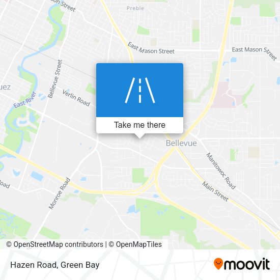 Mapa de Hazen Road