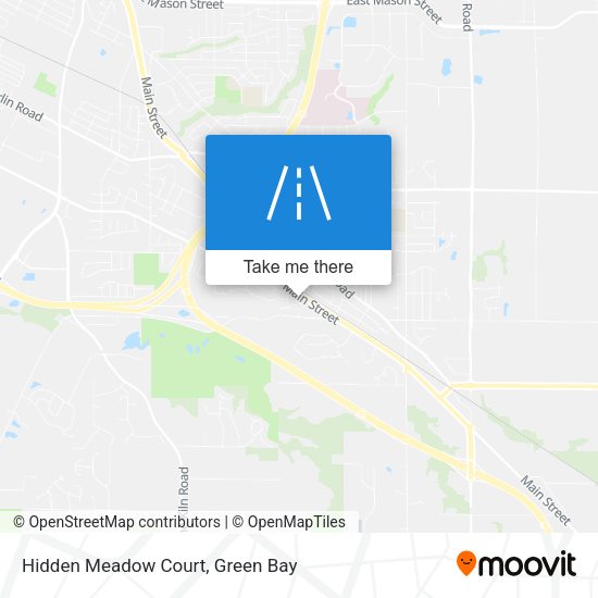 Mapa de Hidden Meadow Court