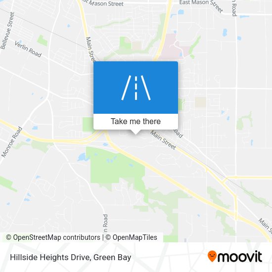 Hillside Heights Drive map