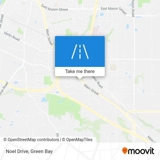Noel Drive map