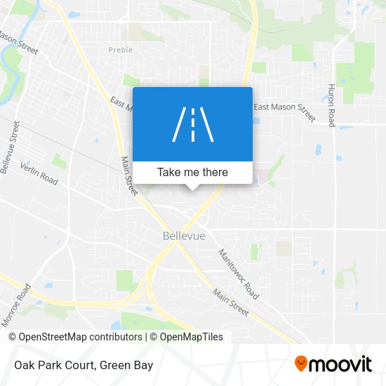 Mapa de Oak Park Court