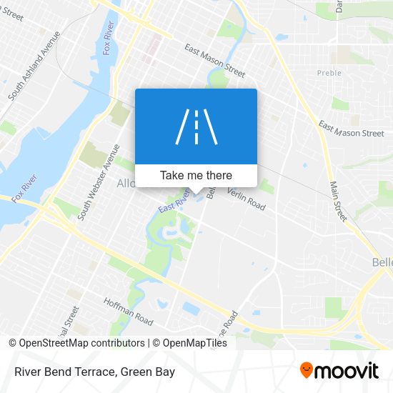 River Bend Terrace map