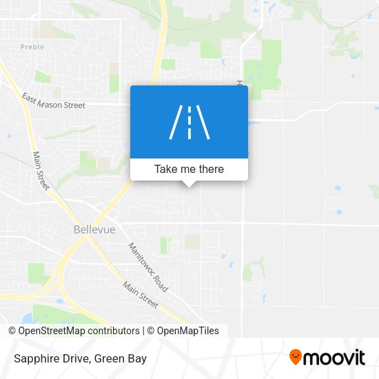 Mapa de Sapphire Drive