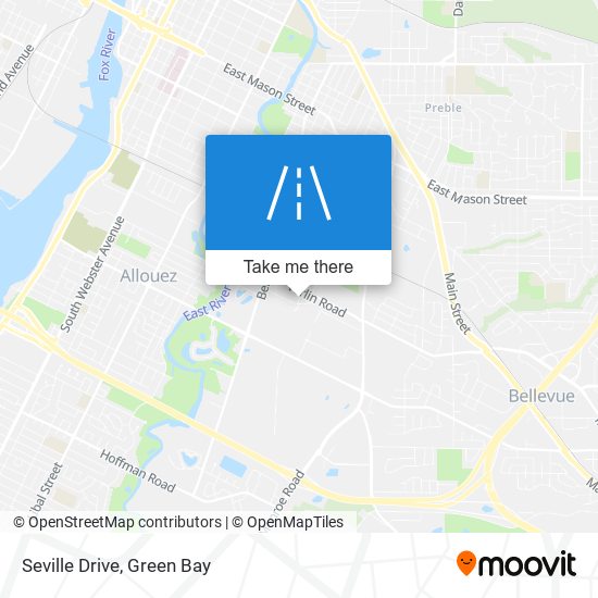 Seville Drive map