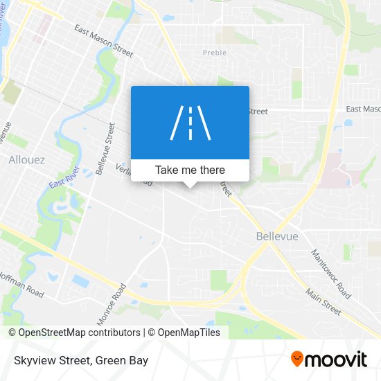 Mapa de Skyview Street