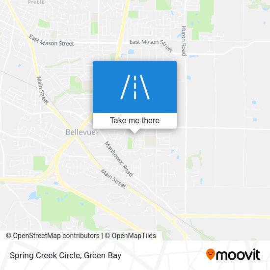 Mapa de Spring Creek Circle