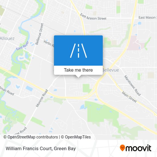William Francis Court map