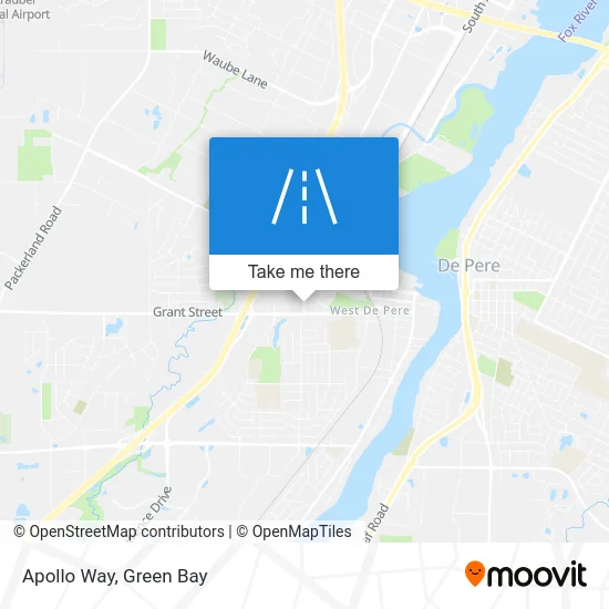 Apollo Way map