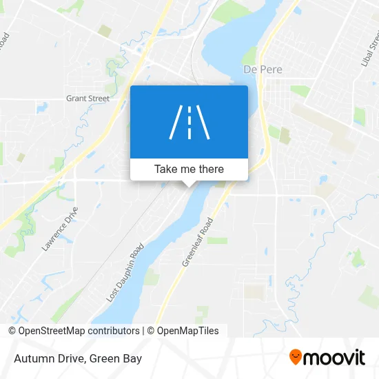Autumn Drive map