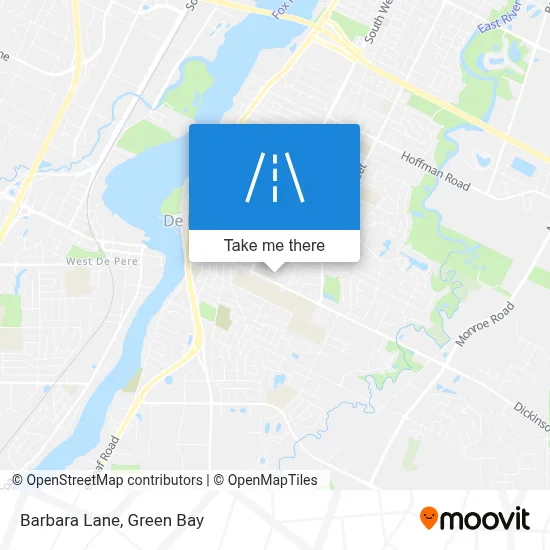 Barbara Lane map