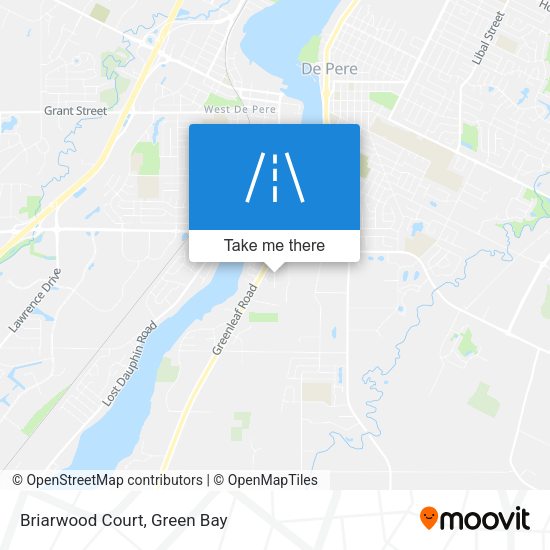 Mapa de Briarwood Court