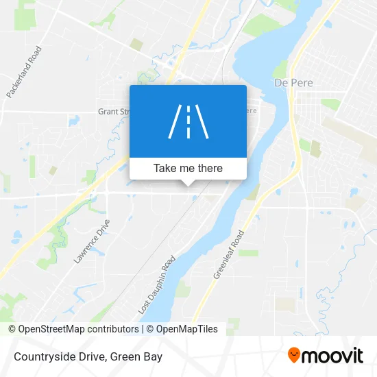 Countryside Drive map