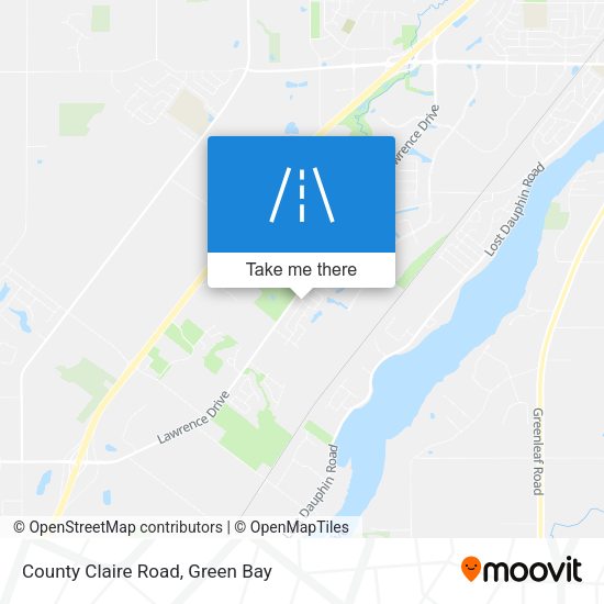 County Claire Road map