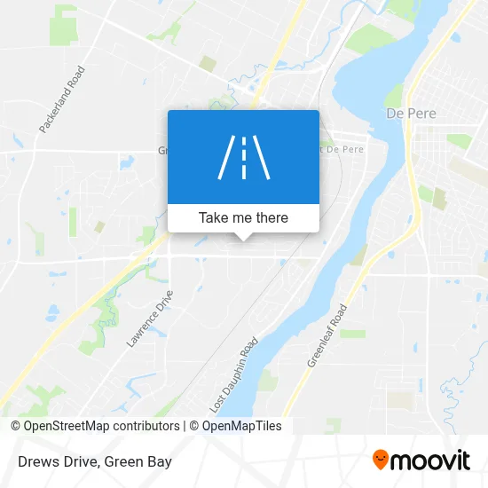 Drews Drive map