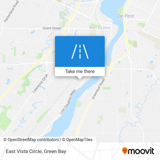 East Vista Circle map