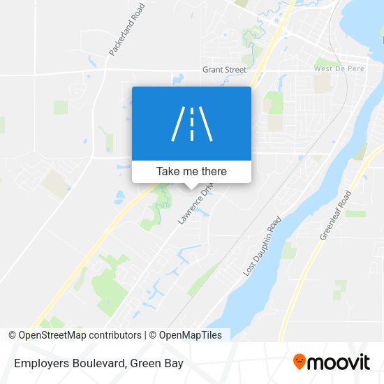 Employers Boulevard map